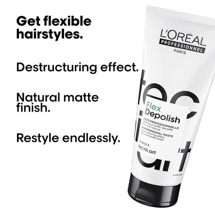 L'Oréal Professionnel TecniArt Flex Depolish Destructuring Paste - 100ml