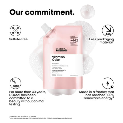 L'Oréal Professionnel Vitamino Color Shampoo Refill Set - 2x500ml