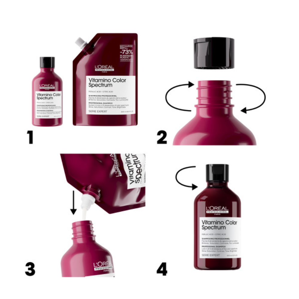 L'Oréal Professionnel Vitamino Color Spectrum Shampoo Refill - 500ml