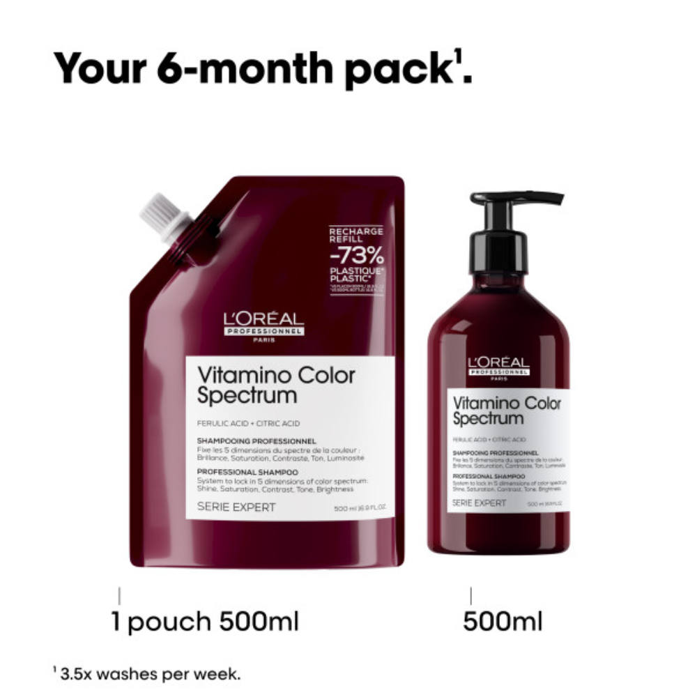 L'Oréal Professionnel Vitamino Color Spectrum Shampoo Refill - 500ml