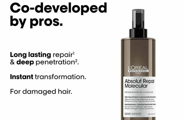 L'Oreal SE Absolut Repair Molecular Concentrated Pre-Treatment - 190ml