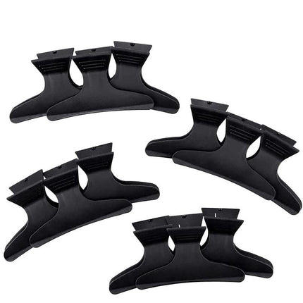 Lussoni Zwarte Vlinderklemmen - 12 stuks