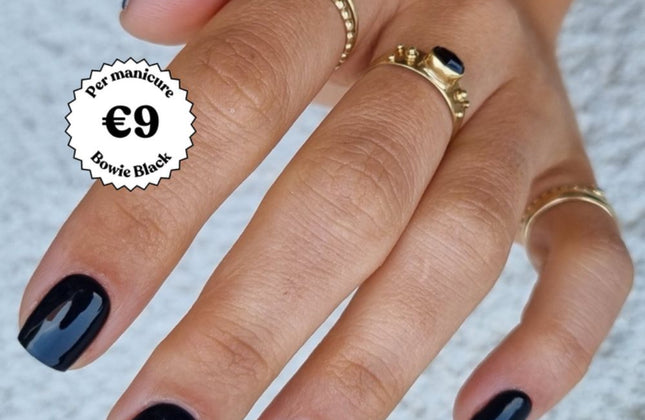 Maniac Bowie Black Polish Sticker - 28pcs