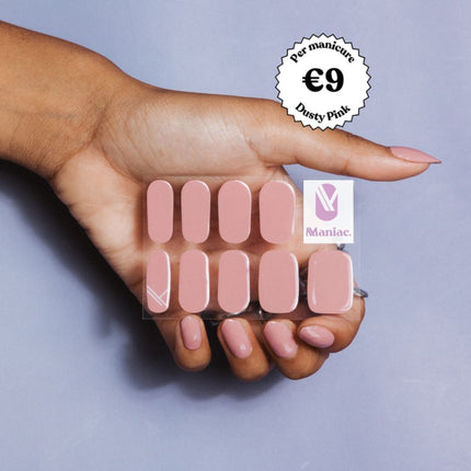 Maniac Dusty Pink Polish Sticker - 27pcs
