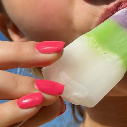 Maniac Poppy Pink Polish Sticker - 28pcs