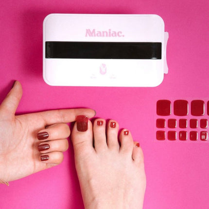 Maniac Rita Red Toes Polish Sticker - 27pcs