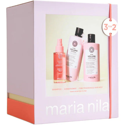 Maria Nila Pure Volume Beauty Box  - 350+300+100ml
