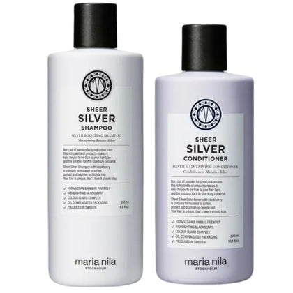 Maria Nila Sheer Silver Luxe Care Set - 350+300ml
