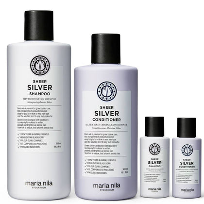 Maria Nila Sheer Silver Set - 350+300+100+100ml