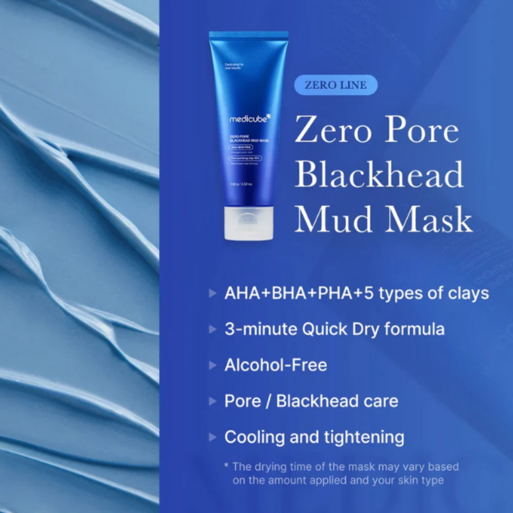 Medicube Zero Pore Blackhead Mud Mask - 100g