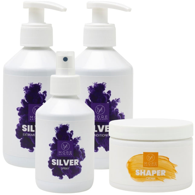 More Haircare The Silver Styling Set - 2x250+200+150ml