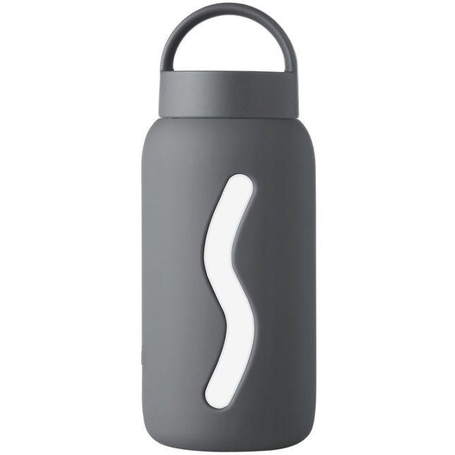 Muuki Mini Glass Bottle Smoke Grey - 500ml