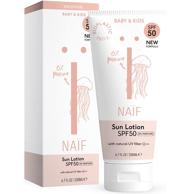 Naïf Baby & Kids 0% Parfum Sun Lotion SPF50