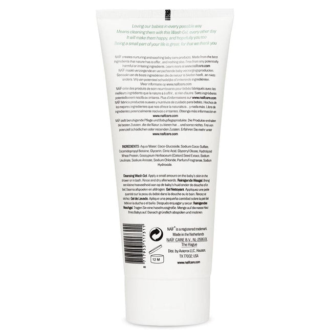 Naïf Baby & Kids Cleansing Wash Gel - 200ml