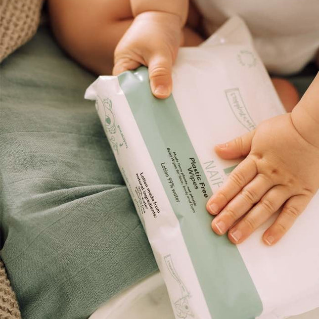 Naïf Baby & Kids Plastic Free Wipes - 54st.