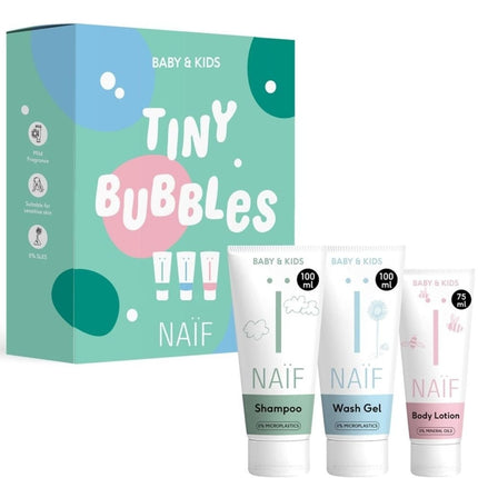 Naïf Tiny Bubbels Essentials - 75+2x100ml