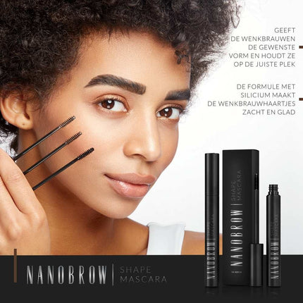 Nanobrow Brown Shape Mascara - 7ml