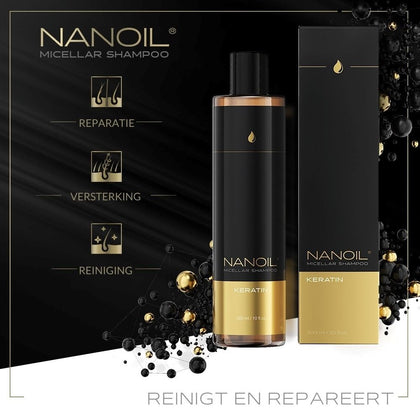 Nanoil Keratin Complete Set - 300+125+300ml
