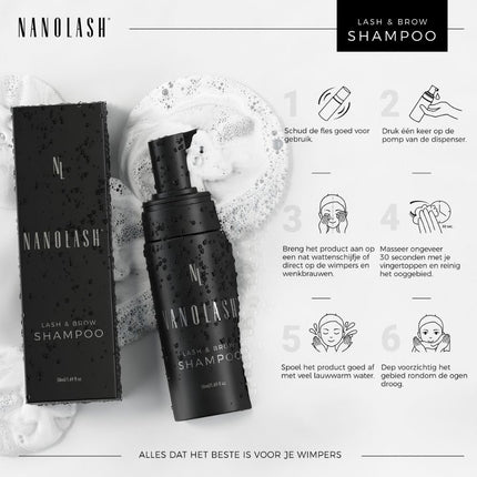 Nanolash Lash & Brow Shampoo - 50ml