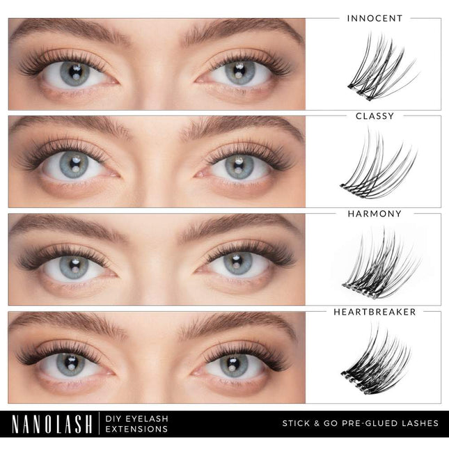 Nanolash Pre-Glued Stick & Go Lashes