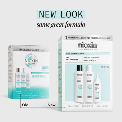 Nioxin Scalp Recovery Anti-Dandruff Kit - 200+200+100ml