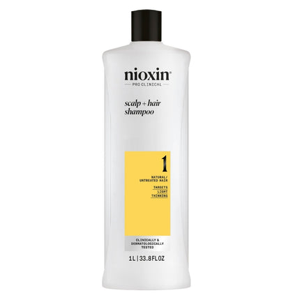 Nioxin System 1 Light Thinning Shampoo - 1000ml