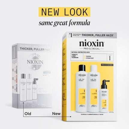 Nioxin System 1 Light Thinning Trial Kit - 150+150+50ml