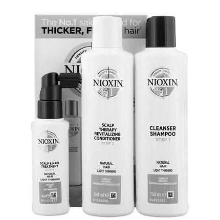 Nioxin System 1 - Trial Kit - 2x150+40ml - Sale