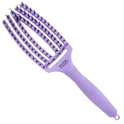 Olivia Garden Finger Brush Combo Medium Lavender Haarborstel