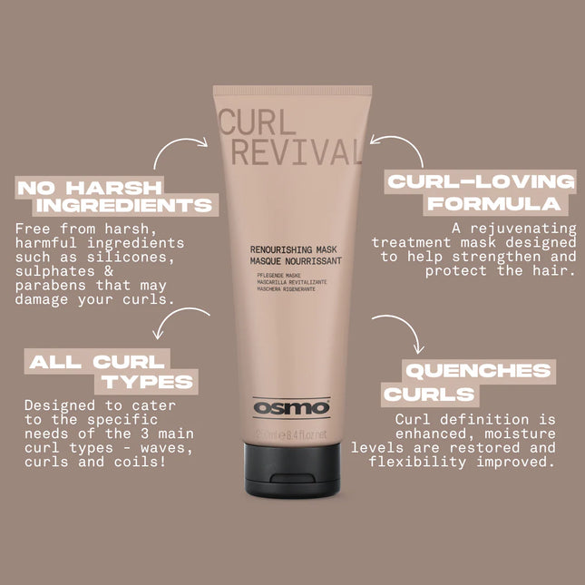 Osmo Curl Revival Renourishing Mask - 250ml
