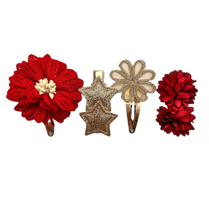 Peek a Beau Beautiful Red Haarspeldjes Set