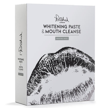 Polished London Whitening Paste & Mouth Cleanse Set - 75+250ml