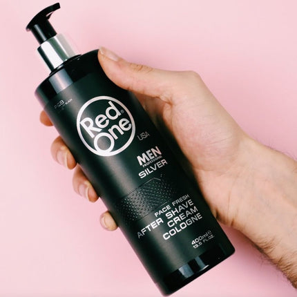 Red One After Shave Cream Cologne Zilver - 400ml