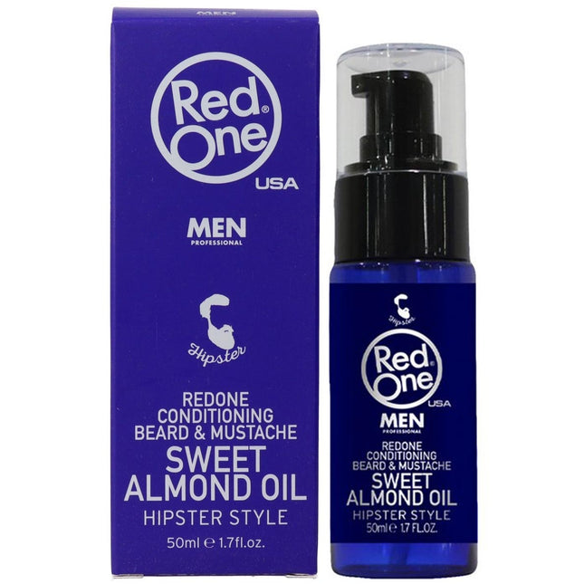 Red One Conditioning Beard & Mustache Sweet Almond Oil - 50ml