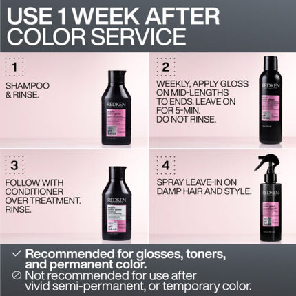 Redken Acidic Color Gloss Protective Set - 2x300+190ml