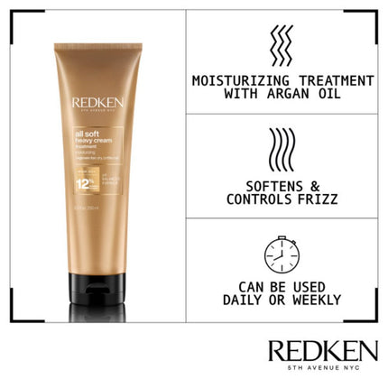 Redken All Soft Heavy Cream Treatment Mask - 250ml