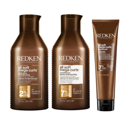 Redken All Soft Mega Curls Luxe Set - 300ml+300ml+150ml
