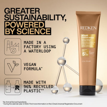 Redken All Soft Moisture Restore Leave-in Treatment - 150ml