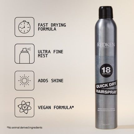 Redken Quick Dry 18 Instant Finishing Spray - 400ml