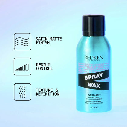 Redken Texturize Wax Blast 10 High Impact Finishing Spray Wax - 150ml