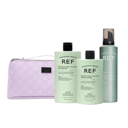 REF Weightless Volume & Fiber Mousse Kit