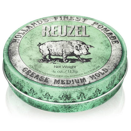 Reuzel Grease Medium Hold Pomade (Groen)