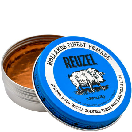 Reuzel Strong Hold Water Soluble Pomade (Blauw)