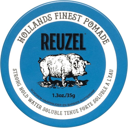 Reuzel Strong Hold Water Soluble Pomade (Blauw)