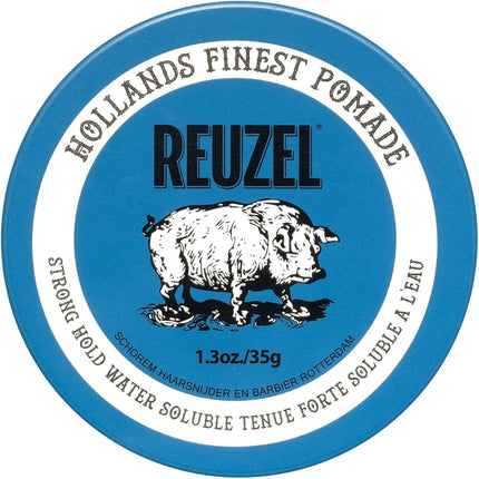 Reuzel Strong Hold Water Soluble Pomade (Blauw)