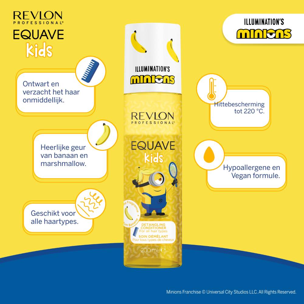 Revlon Equave Kids Minion Detangling Spray Conditioner - 200ml