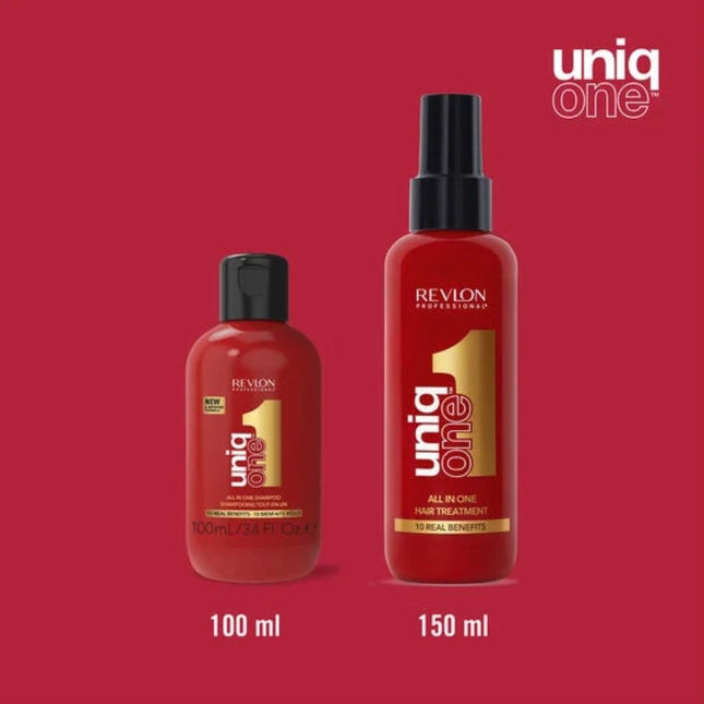 Revlon The Uniqone Pouch 10-in-1 Hairtreatment And All-In-One Shampoo -100+150ml