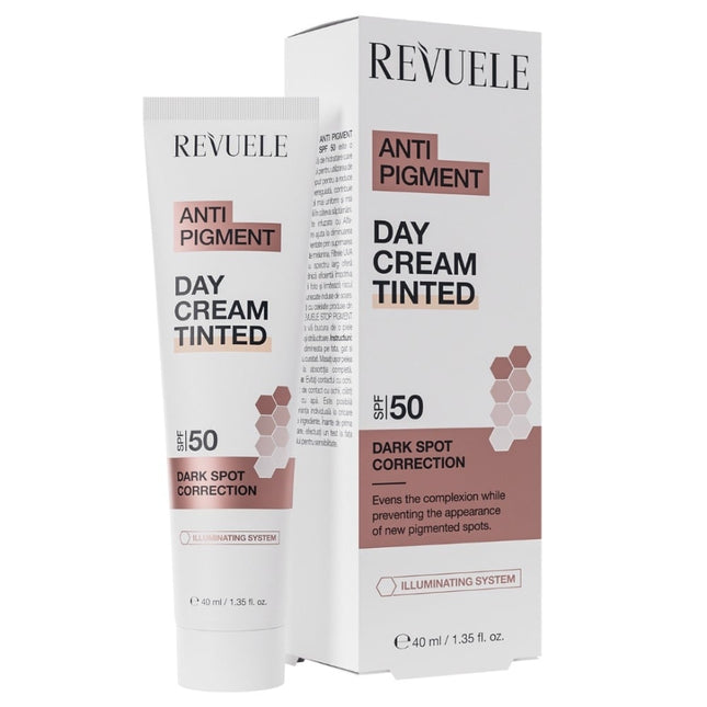 Revuele Anti Pigment Tinted Day Cream  SPF50 - 40ml