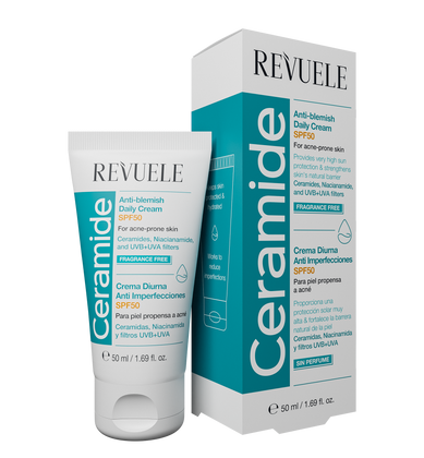 Revuele Ceramide Anti-Blemish Daily Cream SPF50 - 50ml