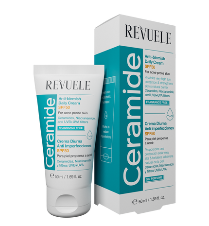 Revuele Ceramide Anti-Blemish Daily Cream SPF50 - 50ml